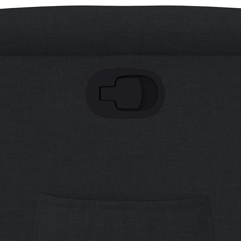 Casa si Gradina - Mobilier - Scaune si fotolii - Fotolii - Fotoliu rabatabil, negru, material textil - Infinity.ro