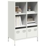 Casa si Gradina - Mobilier - Comode si corpuri - Corpuri bucatarie - Dulap inalt, alb, 68x39x103,5 cm, otel - Infinity.ro