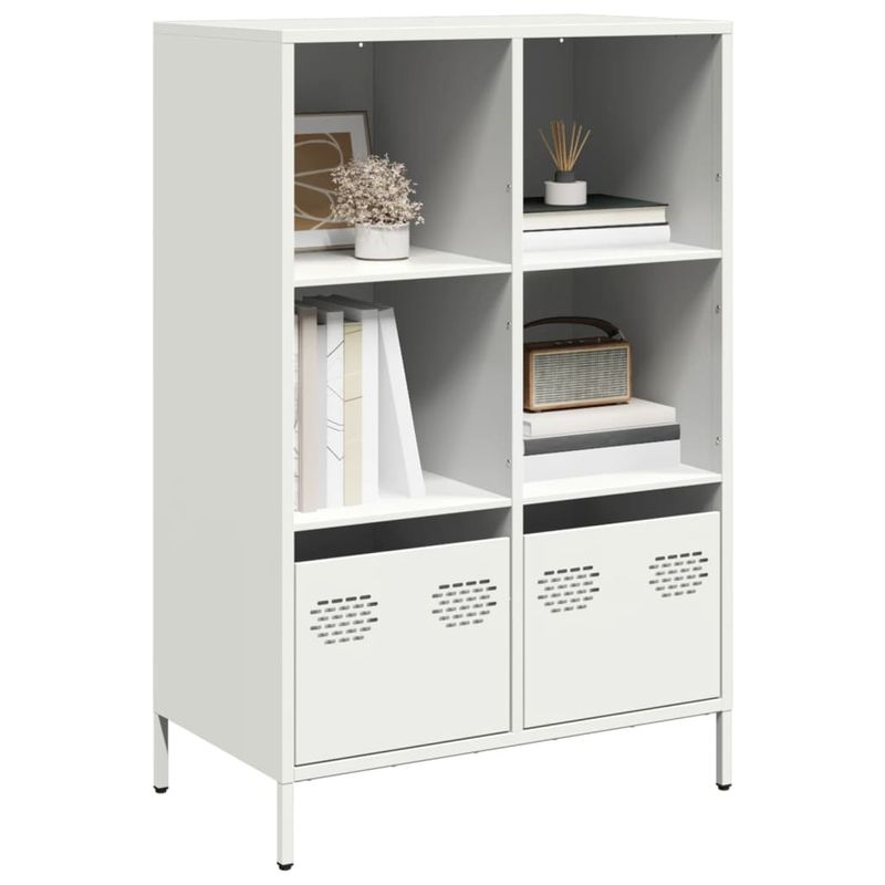 Casa si Gradina - Mobilier - Comode si corpuri - Corpuri bucatarie - Dulap inalt, alb, 68x39x103,5 cm, otel - Infinity.ro