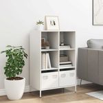 Casa si Gradina - Mobilier - Comode si corpuri - Corpuri bucatarie - Dulap inalt, alb, 68x39x103,5 cm, otel - Infinity.ro