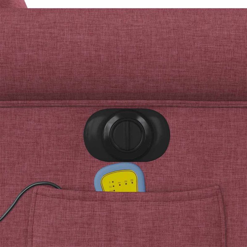 Ingrijire personala si Cosmetice - Sanatate si wellness - Articole wellness - Fotolii de masaj - Fotoliu electric de masaj rabatabil, rosu vin, textil - Infinity.ro