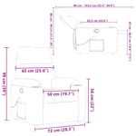 Ingrijire personala si Cosmetice - Sanatate si wellness - Articole wellness - Fotolii de masaj - Fotoliu de masaj rabatabil, verde inchis, material textil - Infinity.ro