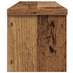 Casa si Gradina - Bucatarie si vesela - Organizare si depozitare bucatarie - Suporturi tacamuri si vase - Rafturi de bucatarie stivuibile 2 buc Lemn vechi 60x15x16 cm - Infinity.ro