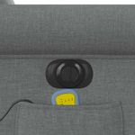 Ingrijire personala si Cosmetice - Sanatate si wellness - Articole wellness - Fotolii de masaj - Fotoliu electric de masaj rabatabil, gri inchis, textil - Infinity.ro