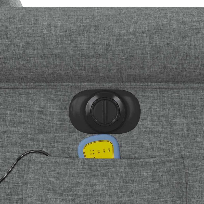 Ingrijire personala si Cosmetice - Sanatate si wellness - Articole wellness - Fotolii de masaj - Fotoliu electric de masaj rabatabil, gri inchis, textil - Infinity.ro