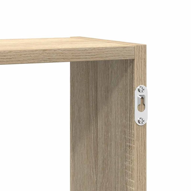 Casa si Gradina - Mobilier - Biblioteci si rafturi - Rafturi - Raft cubic perete 5 compartimente stejar sonoma lemn prelucrat - Infinity.ro