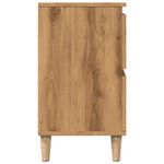 Casa si Gradina - Mobilier - Mobilier baie - Comode baie - Dulap de chiuveta stejar artizanal, 80x33x60 cm, lemn prelucrat - Infinity.ro