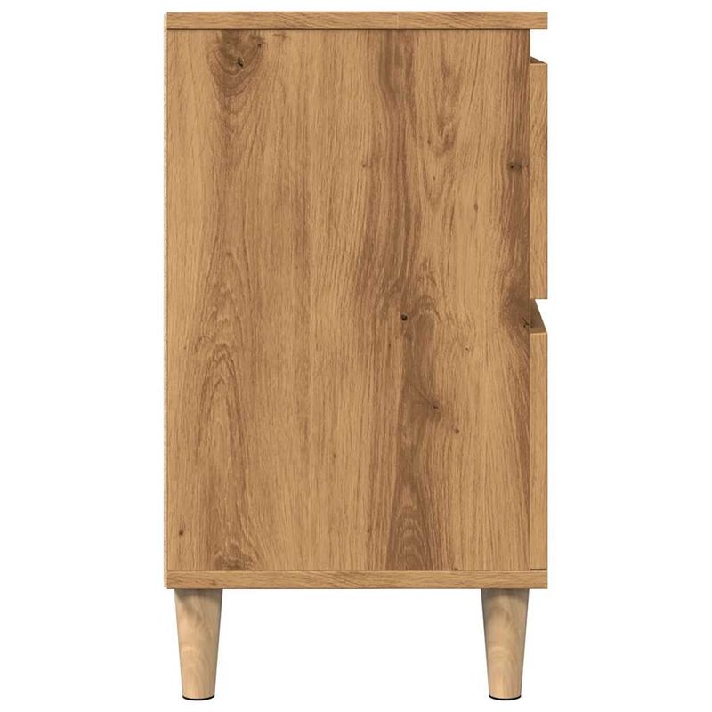 Casa si Gradina - Mobilier - Mobilier baie - Comode baie - Dulap de chiuveta stejar artizanal, 80x33x60 cm, lemn prelucrat - Infinity.ro