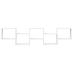 Casa si Gradina - Mobilier - Biblioteci si rafturi - Rafturi - Raft cubic de perete cu 5 compartimente alb lemn prelucrat - Infinity.ro