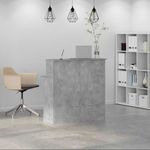 Casa si Gradina - Mobilier - Mese si birouri - Birouri - Birou de receptie Gri beton 100x50x103,5 cm Lemn prelucrat - Infinity.ro