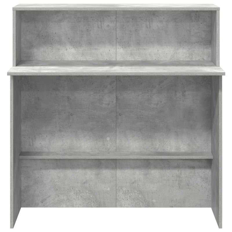 Casa si Gradina - Mobilier - Mese si birouri - Birouri - Birou de receptie Gri beton 100x50x103,5 cm Lemn prelucrat - Infinity.ro