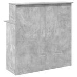 Casa si Gradina - Mobilier - Mese si birouri - Birouri - Birou de receptie Gri beton 100x50x103,5 cm Lemn prelucrat - Infinity.ro