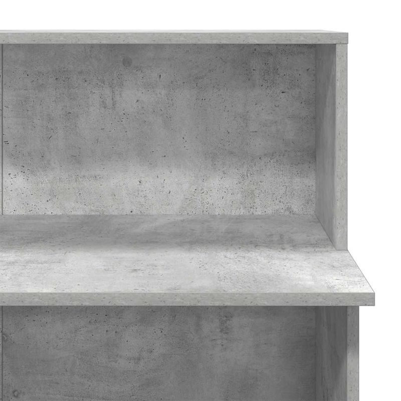 Casa si Gradina - Mobilier - Mese si birouri - Birouri - Birou de receptie Gri beton 100x50x103,5 cm Lemn prelucrat - Infinity.ro