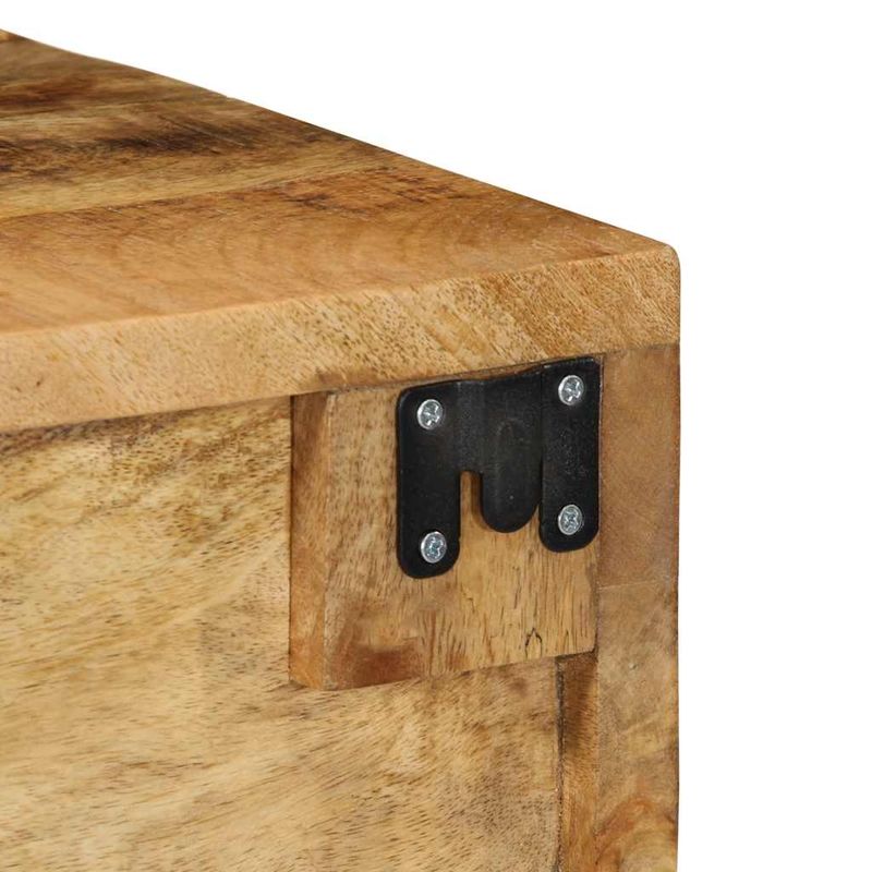Casa si Gradina - Mobilier - Dulapuri si sifoniere - Dulapuri - Dulapuri TV montate pe perete, 2 buc., lemn masiv de mango brut - Infinity.ro