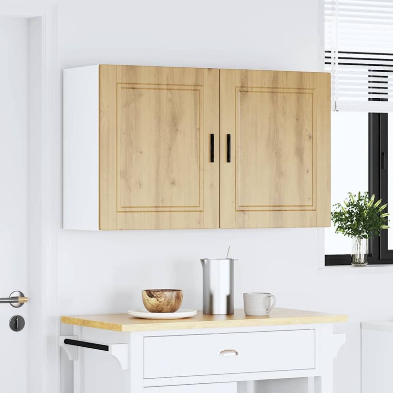 Casa si Gradina - Mobilier - Comode si corpuri - Corpuri bucatarie - Dulapuri de bucatarie 2 buc lemn prelucrat stejar artizanal - Infinity.ro