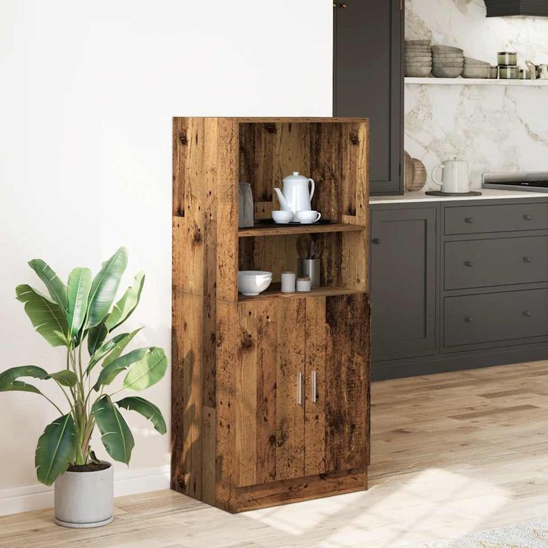 Casa si Gradina - Mobilier - Comode si corpuri - Corpuri bucatarie - Dulap de bucatarie, lemn vechi, 57x41,5x131,5 cm lemn prelucrat - Infinity.ro