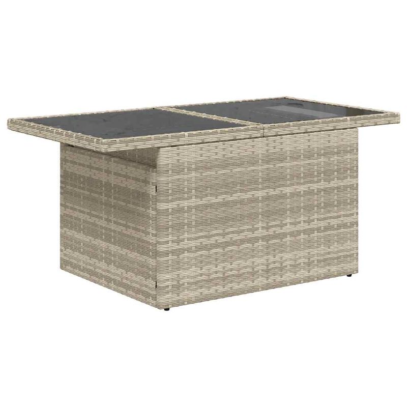 Casa si Gradina - Gradina si terasa - Mobilier exterior - Seturi mobila gradina - Set canapele de gradina cu perne, 6 piese gri deschis poliratan - Infinity.ro