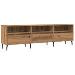 Casa si Gradina - Mobilier - Comode si corpuri - Comode - Comoda TV, stejar artizanal, 150x30x44,5 cm, lemn prelucrat - Infinity.ro