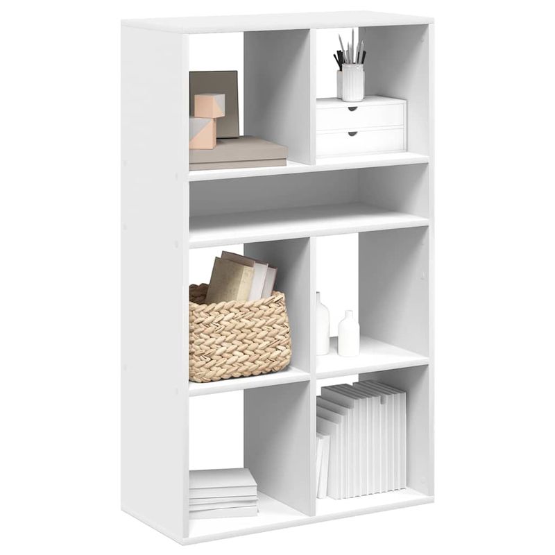 Casa si Gradina - Mobilier - Biblioteci si rafturi - Biblioteci - Biblioteca, alb, 66x31x112 cm, lemn prelucrat - Infinity.ro