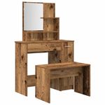 Casa si Gradina - Mobilier - Comode si corpuri - Masute de toaleta - Set de masuta de toaleta din lemn vechi Lemn prelucrat - Infinity.ro