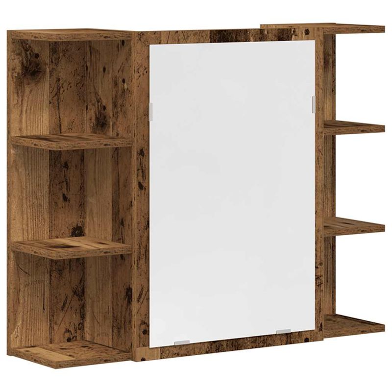 Casa si Gradina - Mobilier - Seturi de mobilier - Seturi baie - Set mobilier de baie, 4 piese, lemn vechi, lemn prelucrat - Infinity.ro