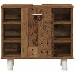 Casa si Gradina - Mobilier - Seturi de mobilier - Seturi baie - Set mobilier de baie, 4 piese, lemn vechi, lemn prelucrat - Infinity.ro