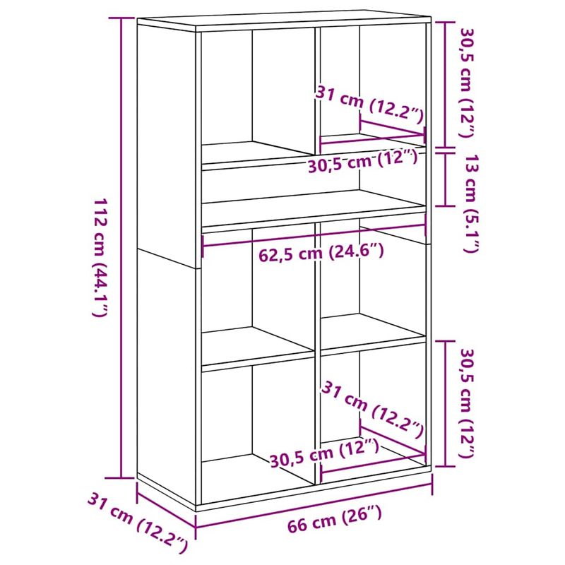 Casa si Gradina - Mobilier - Biblioteci si rafturi - Biblioteci - Biblioteca, lemn vechi, 66x31x112 cm, lemn prelucrat - Infinity.ro