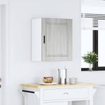 Casa si Gradina - Mobilier - Comode si corpuri - Corpuri bucatarie - Dulap de bucatarie "Porto" din lemn prelucrat Sonoma gri, model 1x dulap de perete (1 ușă), mărime 50x31x60 cm - Infinity.ro