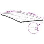 Casa si Gradina - Textile si covoare - Lenjerii de pat - Protectie saltea - Protectie de saltea, alb, 90x190 cm - Infinity.ro