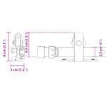 Casa si Gradina - Constructii - Usi interior, exterior si garaj - Accesorii usi - Set usi glisante pentru dulap 200 cm otel carbon - Infinity.ro