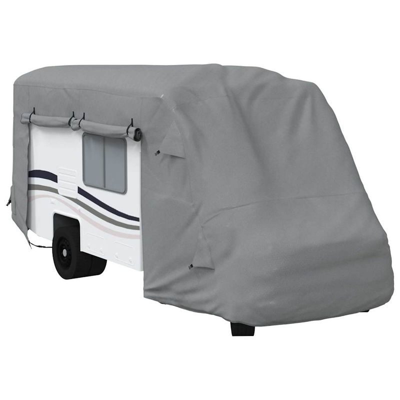 Auto si Moto - Intretinere auto - Huse auto - Husa de rulota gri 610x235x275 cm Tesatura netesuta - Infinity.ro