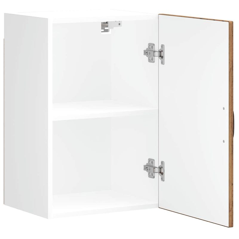 Casa si Gradina - Mobilier - Comode si corpuri - Corpuri bucatarie - Dulap de bucatarie "Porto" din lemn vechi, lemn prelucrat, model 1x dulap de perete (1 ușă), mărime 40x31x60 cm - Infinity.ro