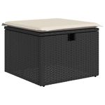 Casa si Gradina - Gradina si terasa - Mobilier exterior - Seturi mobila gradina - Set canapele de gradina cu perne, 10 piese, negru, poliratan - Infinity.ro