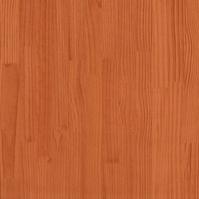 Casa si Gradina - Mobilier - Paturi si accesorii - Paturi - Pat cu biblioteca fara saltea maro 150x200 cm lemn masiv de pin - Infinity.ro