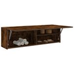 Casa si Gradina - Mobilier - Mobilier baie - Corpuri baie - Dulap perete baie, stejar fumuriu, 100x25x30 cm, lemn prelucrat - Infinity.ro