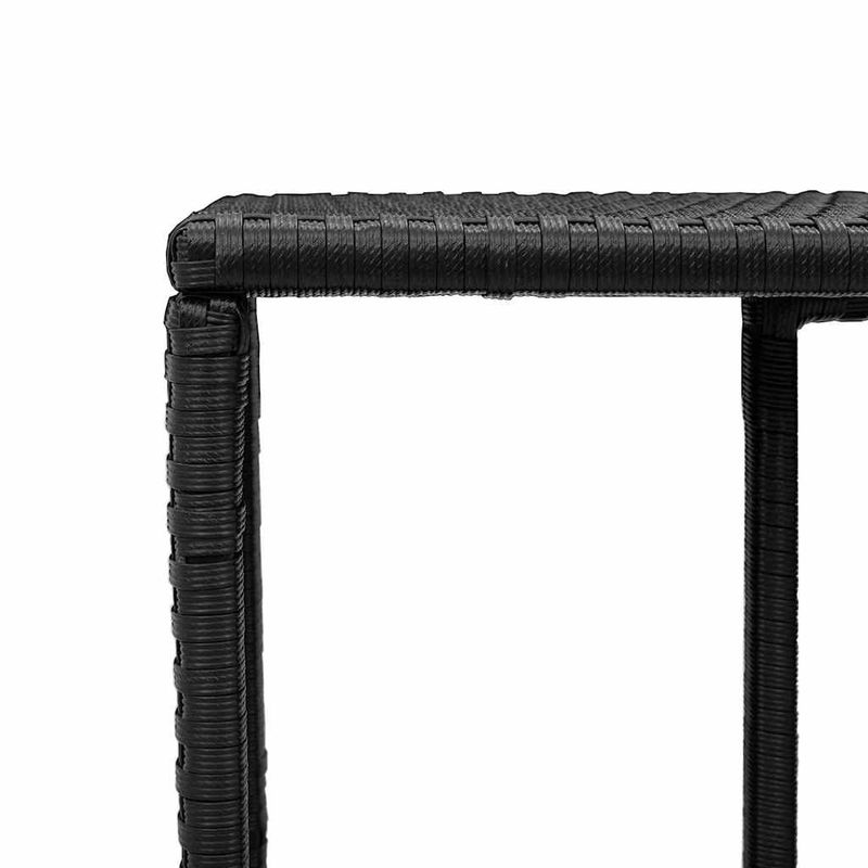 Casa si Gradina - Gradina si terasa - Mobilier exterior - Seturi mobila gradina - Set canapele de gradina cu perne, 10 piese, negru, poliratan - Infinity.ro