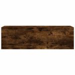 Casa si Gradina - Mobilier - Mobilier baie - Corpuri baie - Dulap perete baie, stejar fumuriu, 100x25x30 cm, lemn prelucrat - Infinity.ro