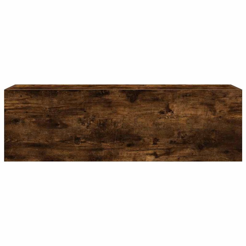 Casa si Gradina - Mobilier - Mobilier baie - Corpuri baie - Dulap perete baie, stejar fumuriu, 100x25x30 cm, lemn prelucrat - Infinity.ro