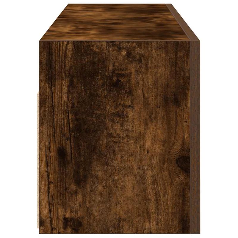 Casa si Gradina - Mobilier - Mobilier baie - Corpuri baie - Dulap perete baie, stejar fumuriu, 100x25x30 cm, lemn prelucrat - Infinity.ro