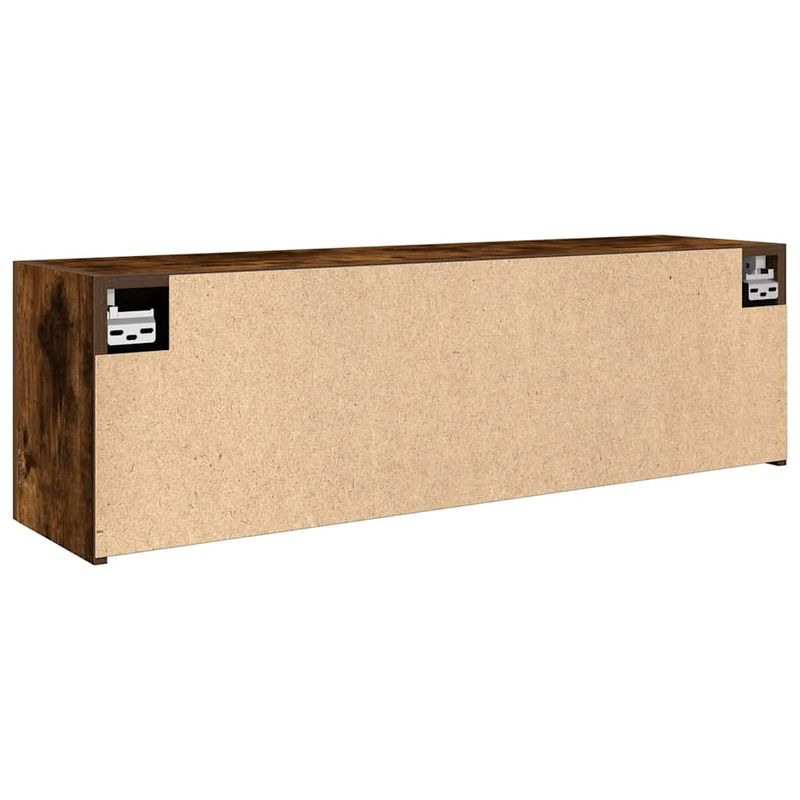 Casa si Gradina - Mobilier - Mobilier baie - Corpuri baie - Dulap perete baie, stejar fumuriu, 100x25x30 cm, lemn prelucrat - Infinity.ro