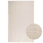 Casa si Gradina - Textile si covoare - Covoare - Covoare casa - Covor „ZIZUR” crem aspect iută pentru interior și exterior, model dreptunghiular, mărime 160x230 cm - Infinity.ro