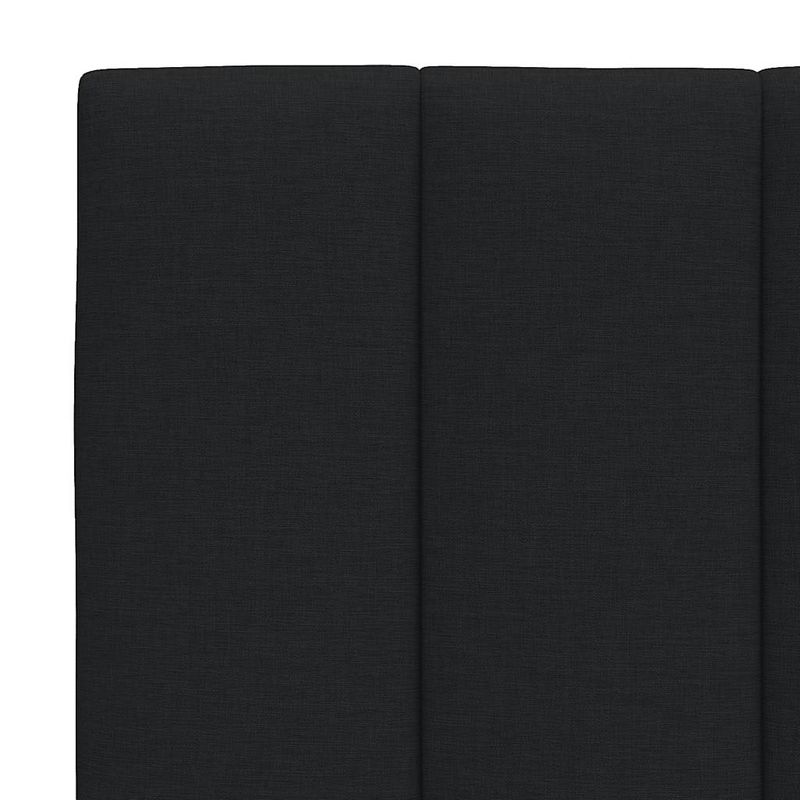 Casa si Gradina - Mobilier - Paturi si accesorii - Paturi - Cadru de pat fara saltea tesatura neagra 90x190 cm - Infinity.ro
