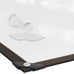 Casa si Gradina - Gradina si terasa - Umbrele si pavilioane - Pavilioane - Prelata transparenta cu ochiuri 6x8 m polietilena - Infinity.ro
