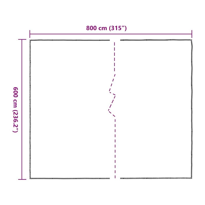 Casa si Gradina - Gradina si terasa - Umbrele si pavilioane - Pavilioane - Prelata transparenta cu ochiuri 6x8 m polietilena - Infinity.ro