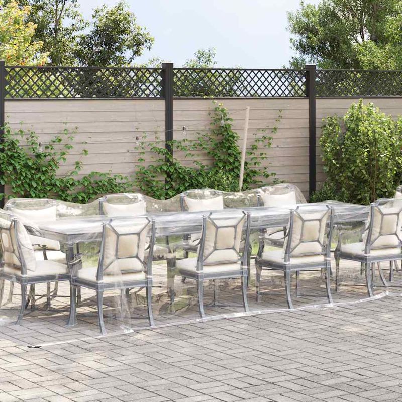 Casa si Gradina - Gradina si terasa - Umbrele si pavilioane - Pavilioane - Prelata transparenta cu ochiuri 3x12 m PVC - Infinity.ro