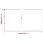 Casa si Gradina - Gradina si terasa - Umbrele si pavilioane - Pavilioane - Prelata transparenta cu ochiuri 3x12 m PVC - Infinity.ro