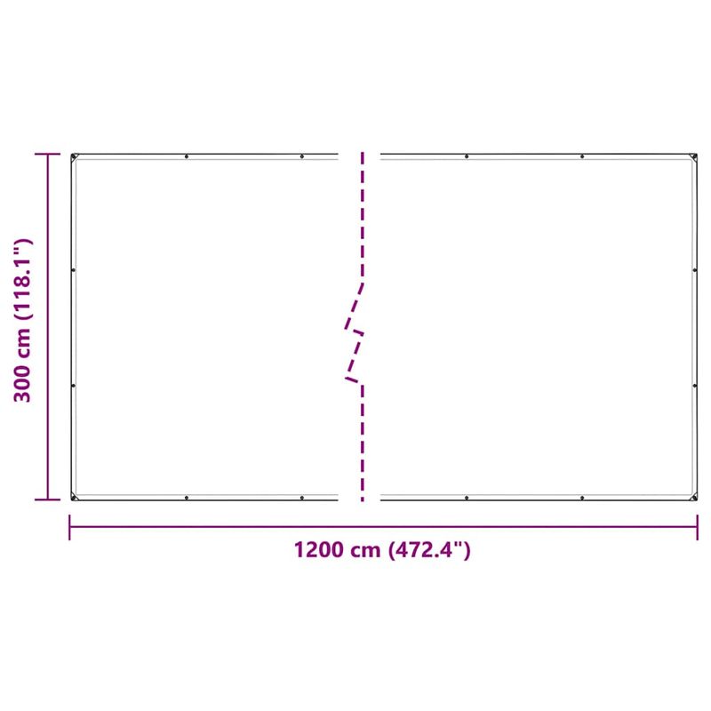 Casa si Gradina - Gradina si terasa - Umbrele si pavilioane - Pavilioane - Prelata transparenta cu ochiuri 3x12 m PVC - Infinity.ro