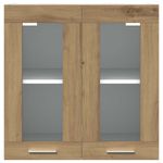 Casa si Gradina - Mobilier - Comode si corpuri - Corpuri bucatarie - Dulap de bucatarie cu usa din sticla Stejar Artisan 60x31x60 cm - Infinity.ro