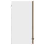 Casa si Gradina - Mobilier - Comode si corpuri - Corpuri bucatarie - Dulap de bucatarie cu usa din sticla Stejar Artisan 60x31x60 cm - Infinity.ro