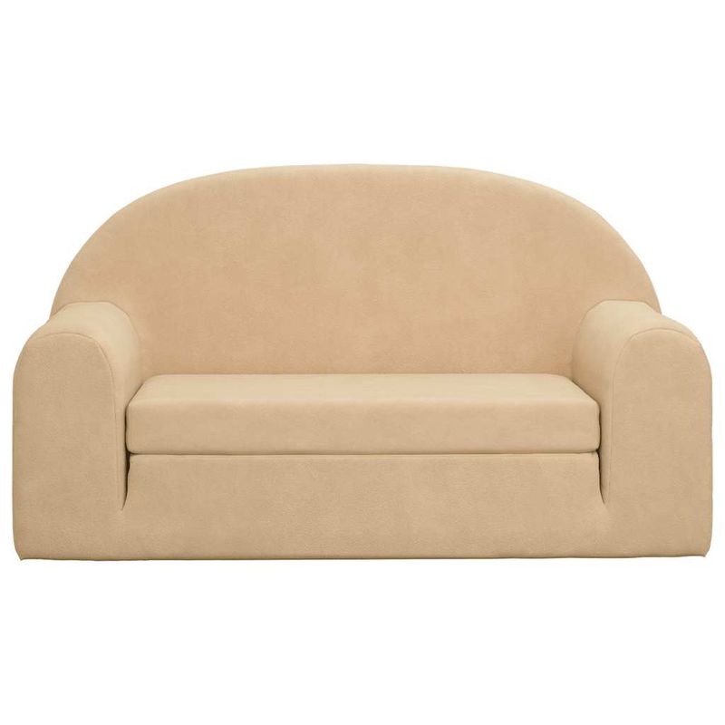 Casa si Gradina - Mobilier - Mobilier copii - Mobilier camera copiilor - Canapea extensibila de copii cu 2 locuri, crem, plus moale - Infinity.ro